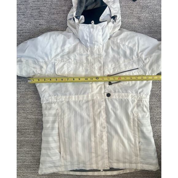Vintage Body Glove Snow Tech, Sz M Jacket White Insulated Waterproof Coat - Picture 6 of 9